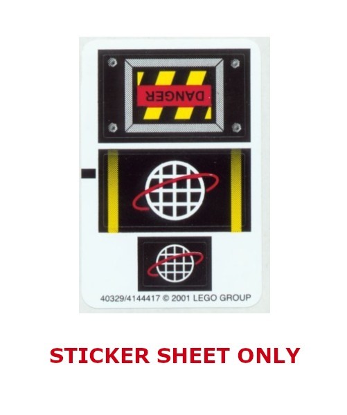 LEGO 6775 - Alpha Team - Alpha Team Bomb Squad - STICKER SHEET | eBay