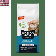 Multiple Cat Corn Cat Litter Lotus Blossom Scent Clumping Dust-Free Odor Control