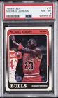 1988 FLEER #17 MICHAEL JORDAN PSA 8