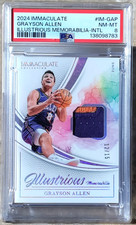 /25 Grayson Allen Patch Game Worn PSA 8 2024-25 Immaculate Illustrious IM-GAP SP