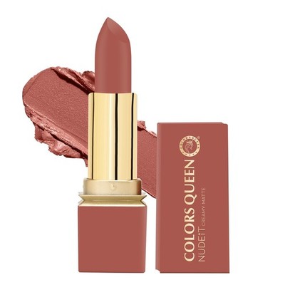 Colors Queen Nude It Cremiger Matt Lippenstift, 11 Lachs Farbton 3,6g