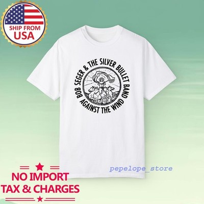 Bob Seger & The Silver Bullet Men's White Size S-5XL