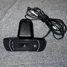3M Logitech C910 1080P HD Pro USB Webcam Camera Great Mic Zoom Skype V-U0017 EUC