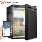 Mini RV Refrigerator 65L 12V Truck Cooler AC DC Silent Fridge Hotel 2.3 cu ft