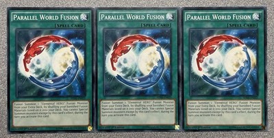 Parallel World Fusion SDHS-EN025 (x3) HERO Strike 1st Edition VLP
