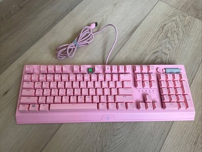 Pink Razer BlackWidow V3 Wired Mechanical Green Switch Keyboard