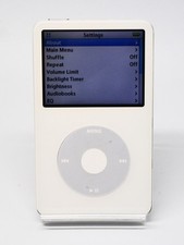 Apple iPod Classic 5th Gen. 30GB - White (MA002LL/A) for sale