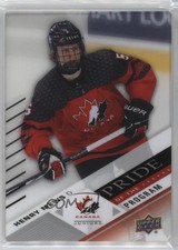 2024 Upper Deck Team Canada Juniors Pride of the Program Plexi Henry Mews 1tb6