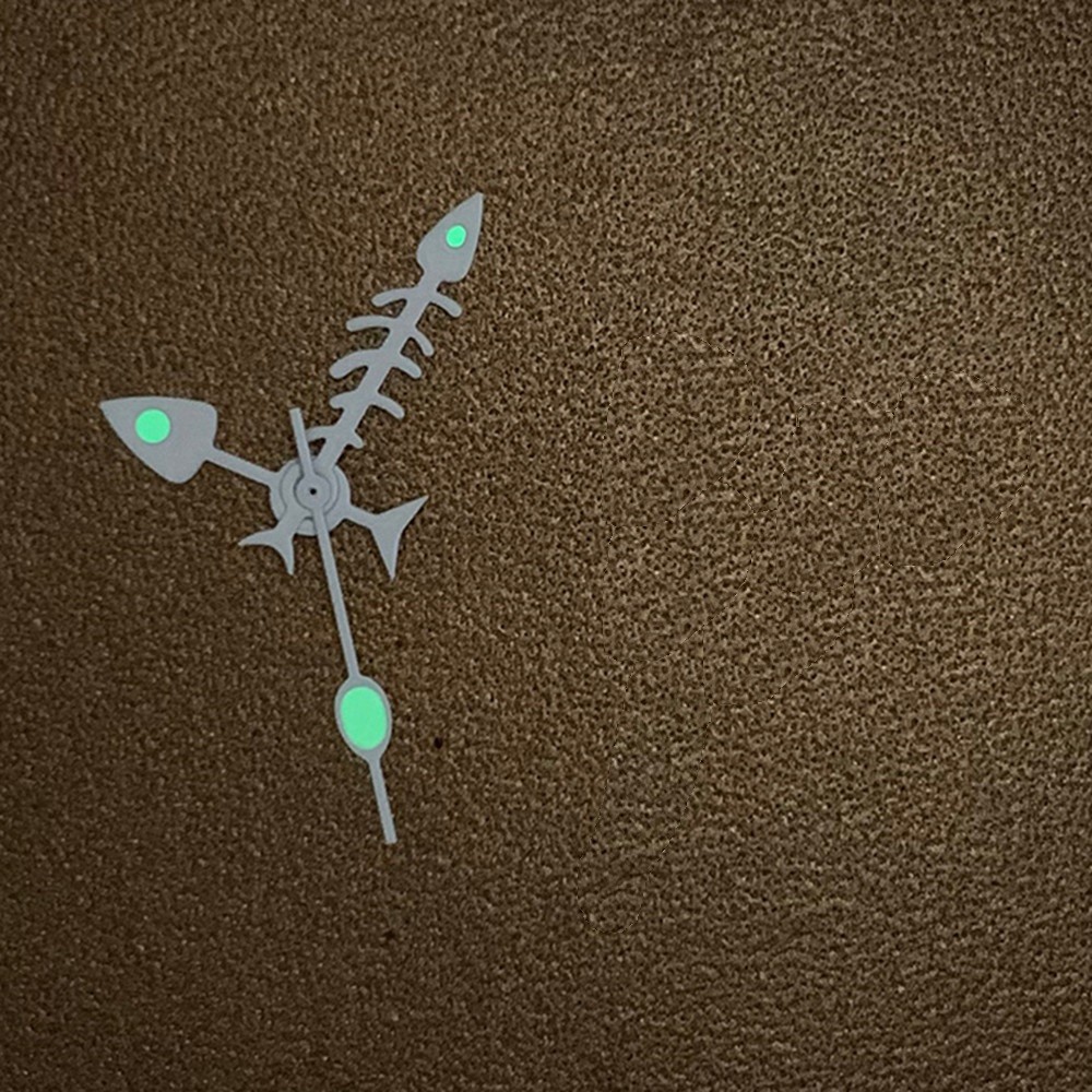 Fish Bone Needles Watch Hands Pointer Green Luminous For NH35/NH36/4R ...