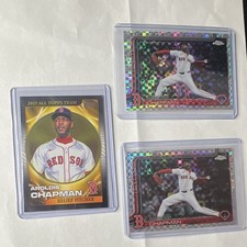 Topps Aroldis Chapman Red Sox 2025 3 card lot.