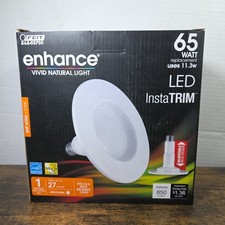 Feit Electric InstaTRIM 5/6in 65W Equivalent LED Recessed Downlight Soft White