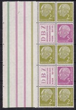 1955 Heuss ZDR Mi S 14 und 15 ** Einheit mit ZWS Luxus!