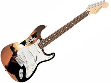 Katie Holmes Signed Batman Begins 1/1 Custom Graphics Photo Guitar ACOA