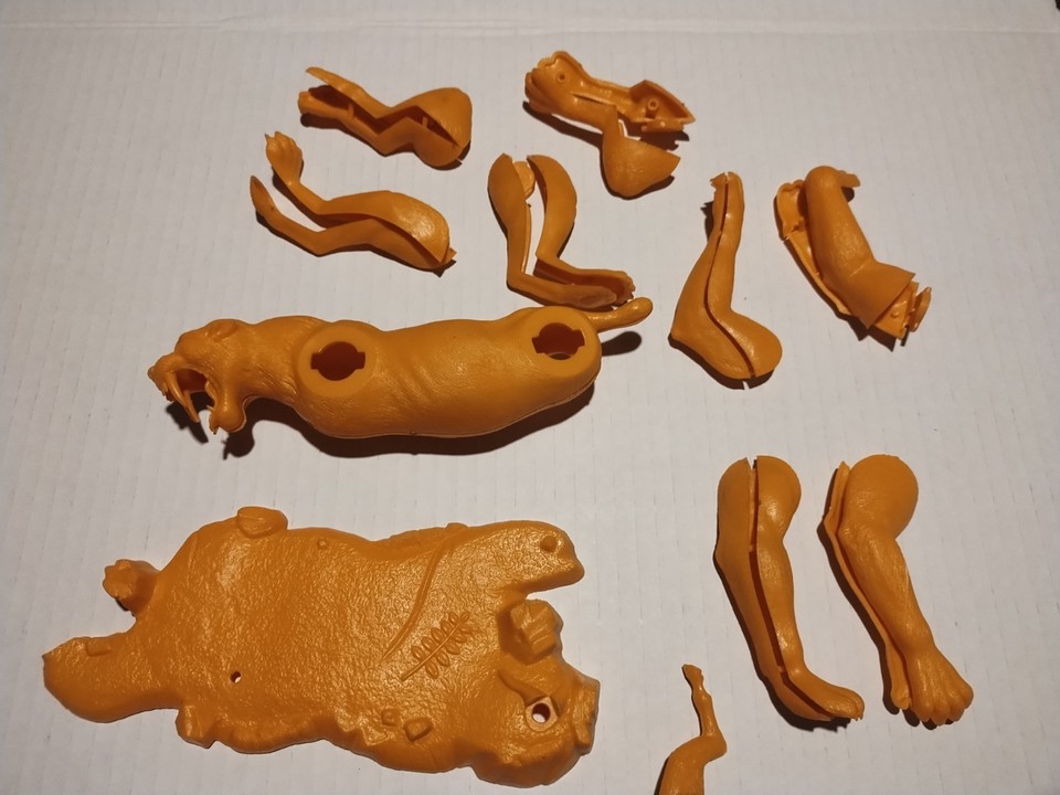 aurora sabertooth tiger model kit original 1971 | eBay