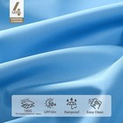 AplusChoice 13' Beech Wood Market Umbrella w/ Deck Mount Kit for Poolside, Blue — photo 6