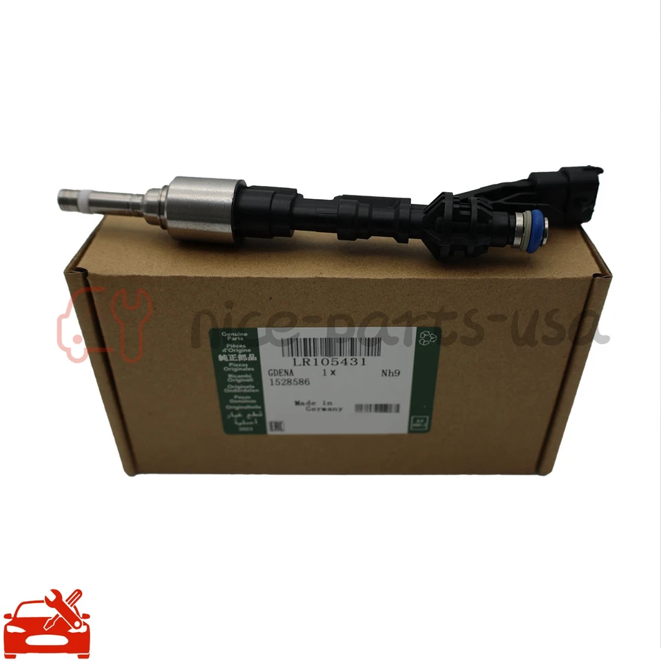 OEM LR105431 New For Jaguar Land Rover 2013-up V6 Gas Fuel Injector C2D55182 US Foto 4 de 4