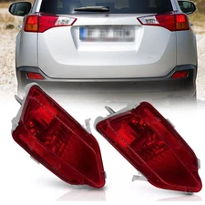 Left or Right Side Rear Bumper Light Reflector Lamp For Toyota RAV4 2013-2015