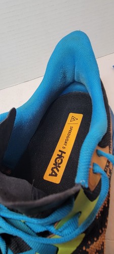 Taglia 12 - Hoka One One Speedgoat 5 blu corallo enotera enotera usato indossato - Foto 18 di 23