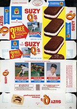 1976 Hostess Suzy Q's Baseball Garvey Vida Blue Rader Panel Complete Box *HP35