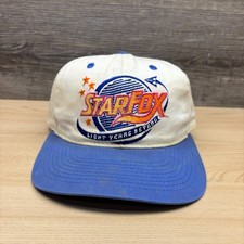 Cappello Berretto VINTAGE STARFOX Snap Back Nintendo 64 Cappello Anni 90 Videogioco Promozionale