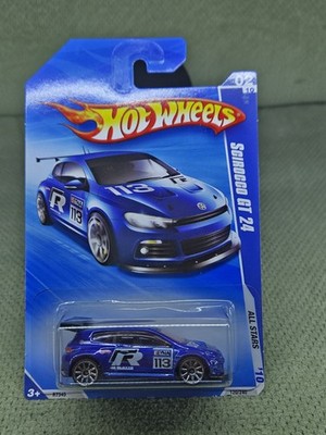 Hot Wheels Volkswagen Scirocco GT 24 (2009) All Stars '10 Blue 120/240 VW