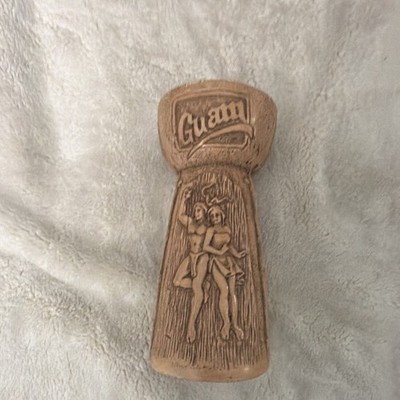 Guam Carved Tiki Souvenir Figurine - Ownership History Not Available