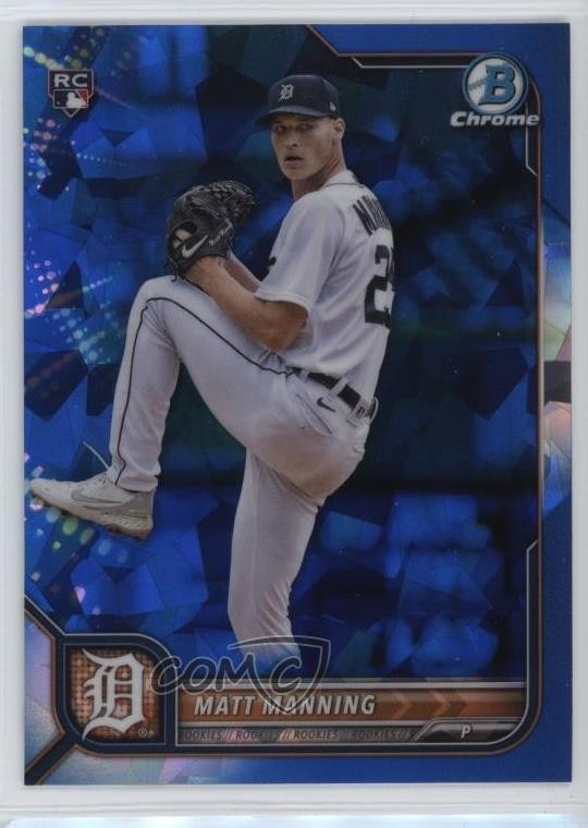 2022 Bowman Chrome Sapphire Edition Matt Manning #23 19cq