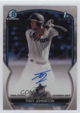 2023 Bowman Chrome Prospect Refractor 13/499 Troy Johnston #CPA-TJN Auto 1b3