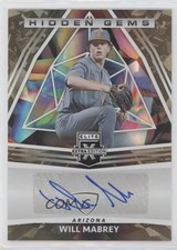 2022 Panini Elite Extra Edition Hidden Gems Black Will Mabrey #HG-WM Auto 0j81