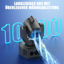 Nuovo Mini Beam Moving Head RGBW LED strobo laser luce di scena DMX512 DJ Party Show