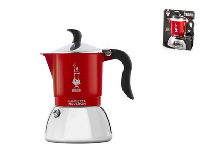 Bialetti Fiammetta Coffee Maker 2 Cups Red