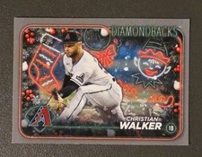 2024 Topps Holiday - Christian Walker #H32 Silver Glitter
