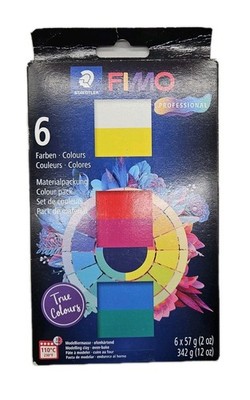 FIMO professional Materialpackung 'True Colours' 6x 57g-Block