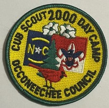 Occoneechee Council BSA 2000 Cub Scout Day Camp Event Patch