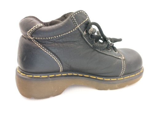 Scarpe donna Dr. Martens platform taglia 9 8542 Oxford grosse in pelle nera - Foto 10 di 17