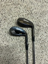 Mizuno Raw Black Ox 🐂 Set 56 60 Sand Lob Steel RH ~NEW GRIPS~