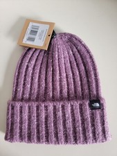 THE NORTH FACE Chunky Knit Beanie Hat Pikes Purple Heather One Size NWT