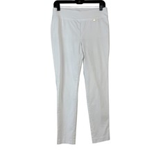 INC Pull-On White Pants Lightweight Women's Size 6 Summer Casual Stretchy Career