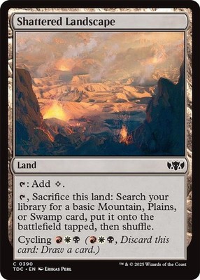 Shattered Landscape [Commander: Tarkir: Dragonstorm - 390] NM