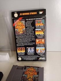 NINTENDO NES DOUBLE DRAGON 1 2 AND 3 GAME BUNDLE BOXED