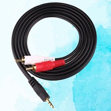 Audio Cable 3.5mm 5m Male to 2-Male Adapter Cable for Black 3.5 to