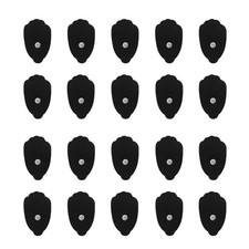 Pack - 20 10 Pairs Large TENS Unit Electrode Pads Reusable Self-Adhesive Re...