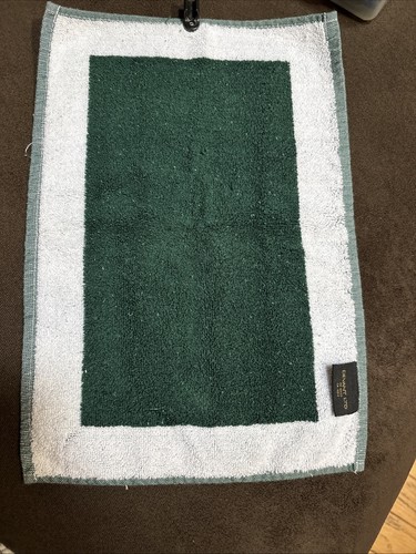 Bolsa de golf vintage Masters 11" x 15,5" toalla con clip verde Augusta Nat'l - Imagen 11 de 11