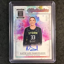 2025 Impeccable WNBA KATIE LOU SAMUELSON Watercolors Auto 56/99