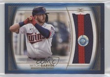 2021 Topps Definitive Collection Jumbo Relic Blue /30 Mitch Garver #DJR-MG pe8