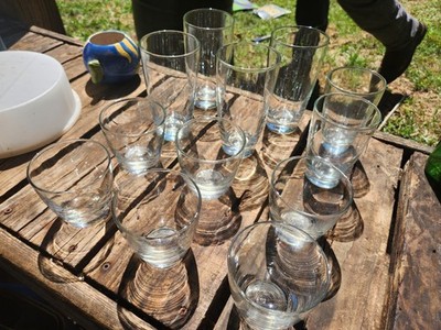 Vintage Glass Drink Ware, Maybe Libby? I Dunno