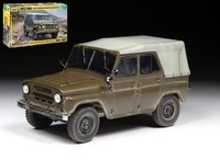 Zvezda 1/35 Kit Militare Uaz 469 Soviet Military Off Road Vehicle Modellino