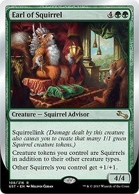 [1x] Earl of Squirrel - Foil Near Mint, English Unstable MTG Magic