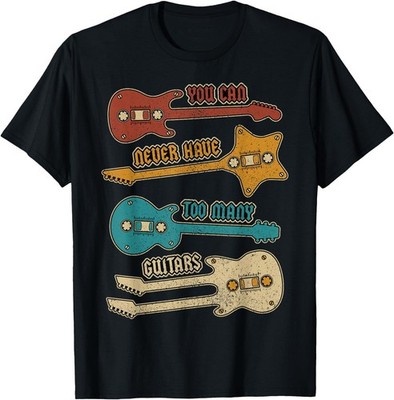 70s 80s Rock Band Outfit Guitar Cassette Tape Funny Musician T-Shirt