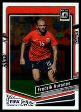 Fredrik Aursnes 2023-24 Donruss #40 Norway Soccer READ FREE SHIP AutographDen